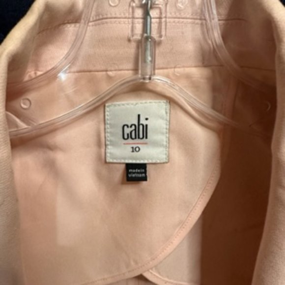 CAbi Grace Jacket Size 10 Carnation Pink - Pockets - Covered Buttons Spring 2020 - Picture 4 of 6